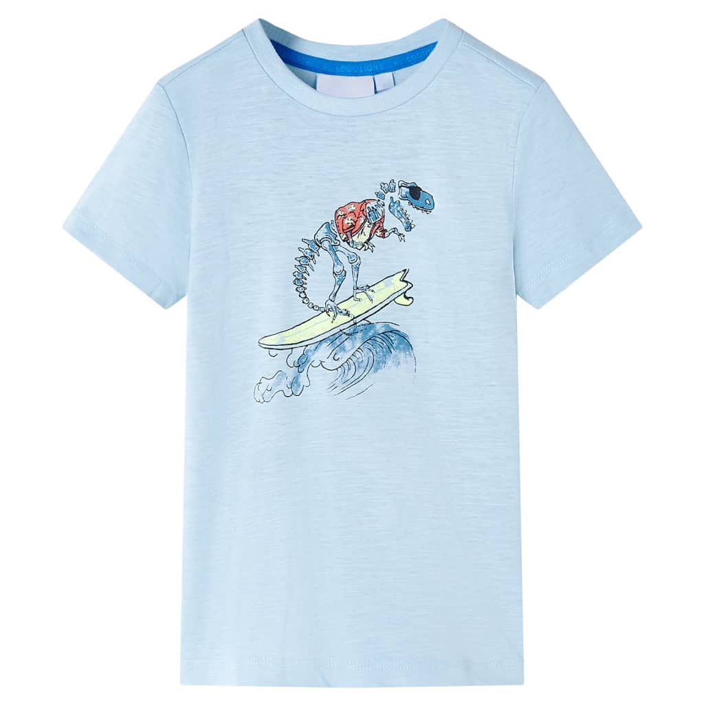 Kinder-T-Shirt Hellblau 140