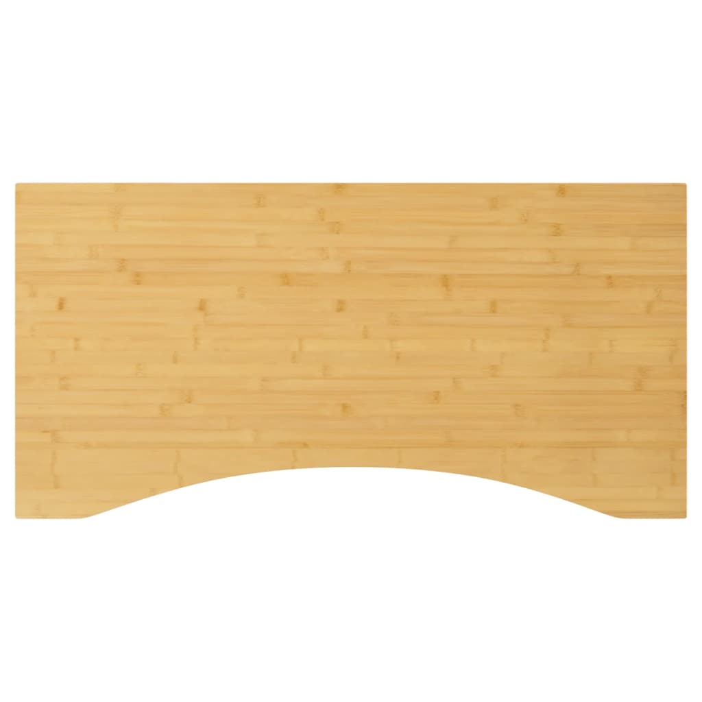 Schreibtischplatte 110x55x2,5 cm Bambus