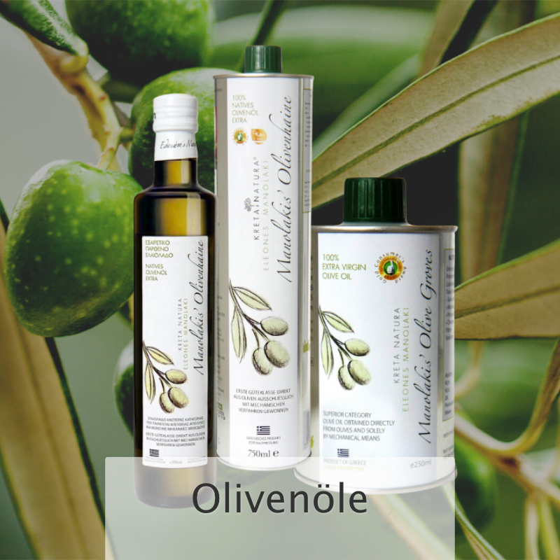 Olivenöle aus Kreta