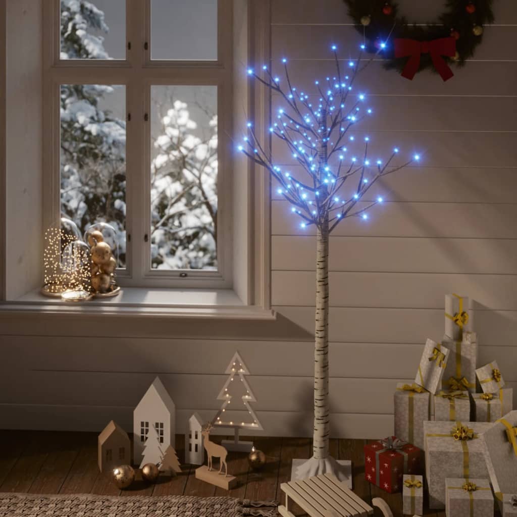 Weihnachtsbaum 140 LEDs 1,5 m Blau Weide Indoor Outdoor