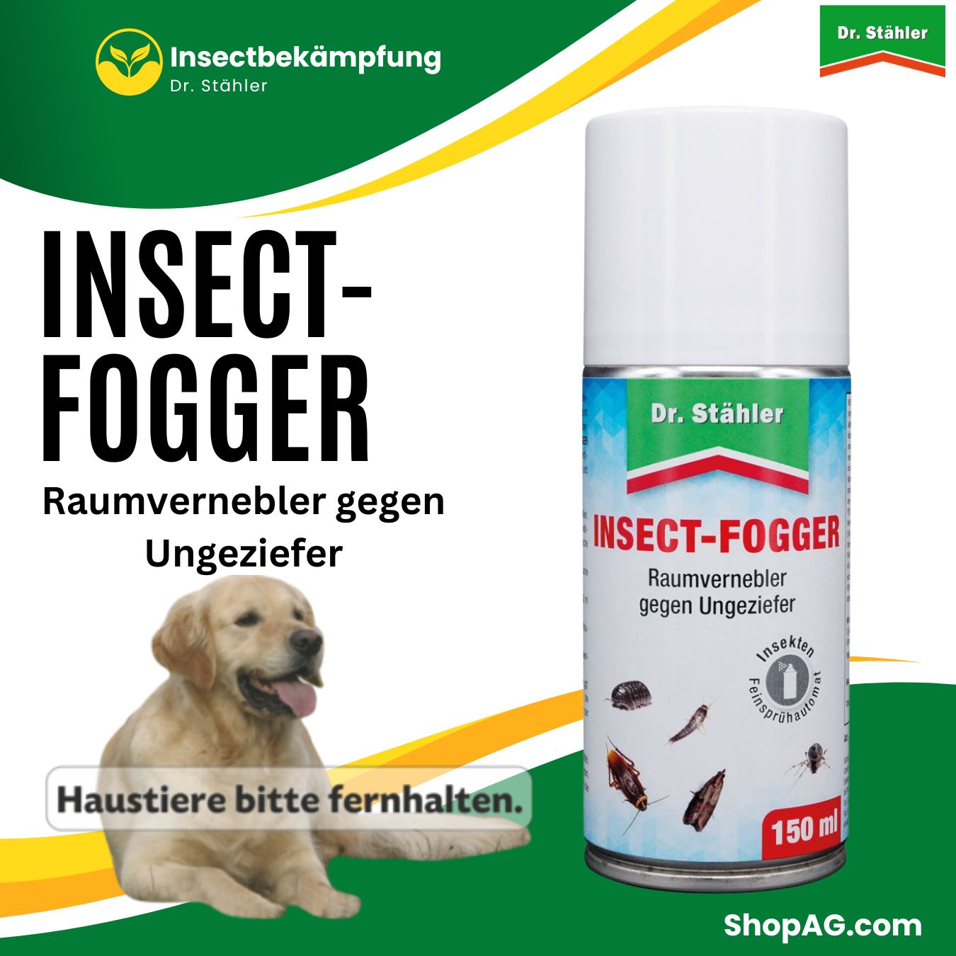 Insect Fogger 150 ml Raum-Vernebler-Automat