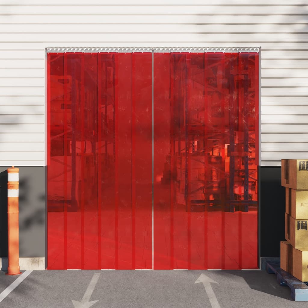 Türvorhang Rot 300x2,6 mm 10 m PVC