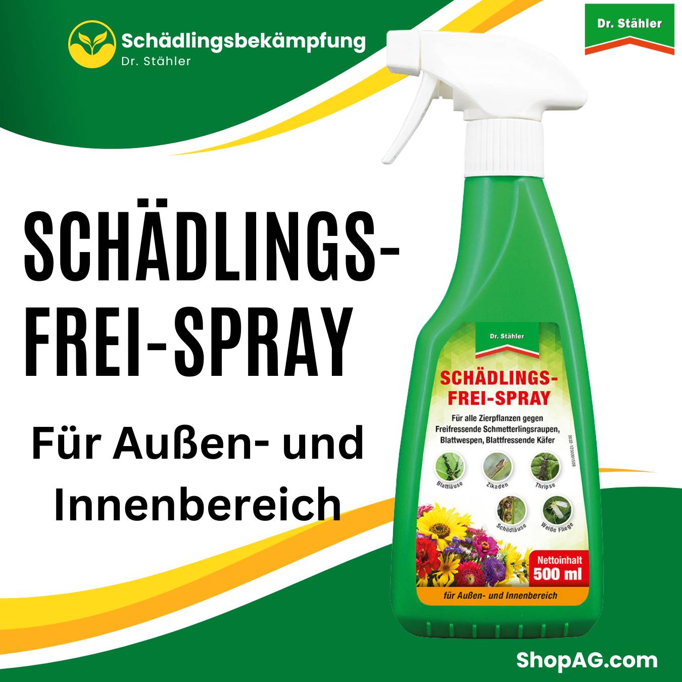 Schädlingsfrei-Spray 500ml für alle Zierpflanzen