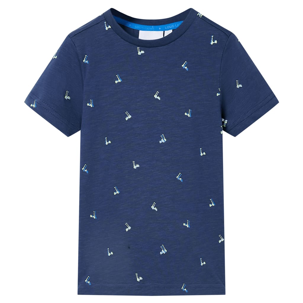 Kinder-T-Shirt Dunkelblau 104