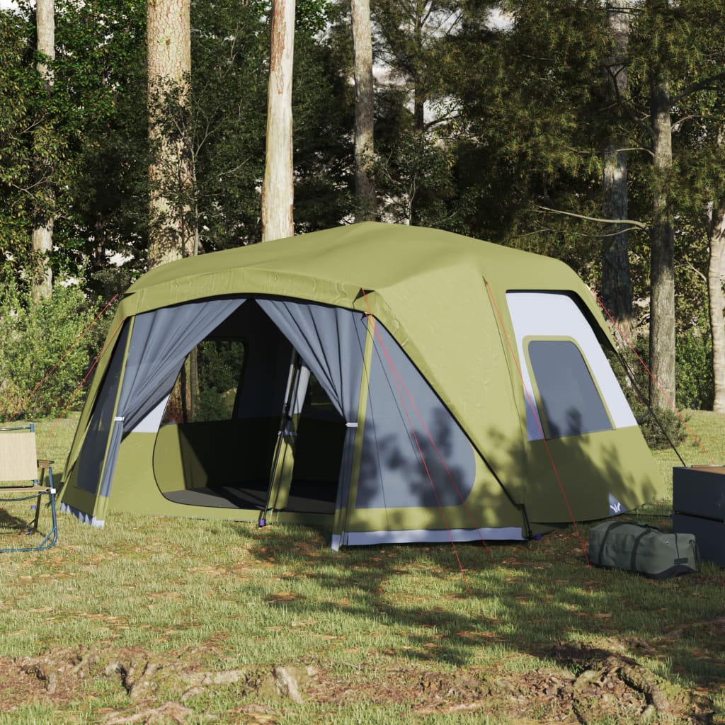 vidaXL Campingzelt 10 Personen Grün 443x437x229 cm