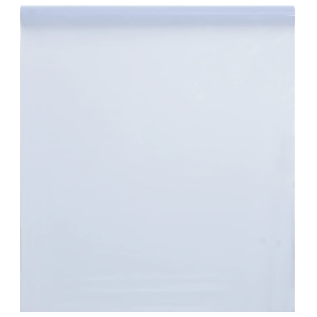 vidaXL Fensterfolie Statisch Matt Transparent Weiß 45x500 cm PVC