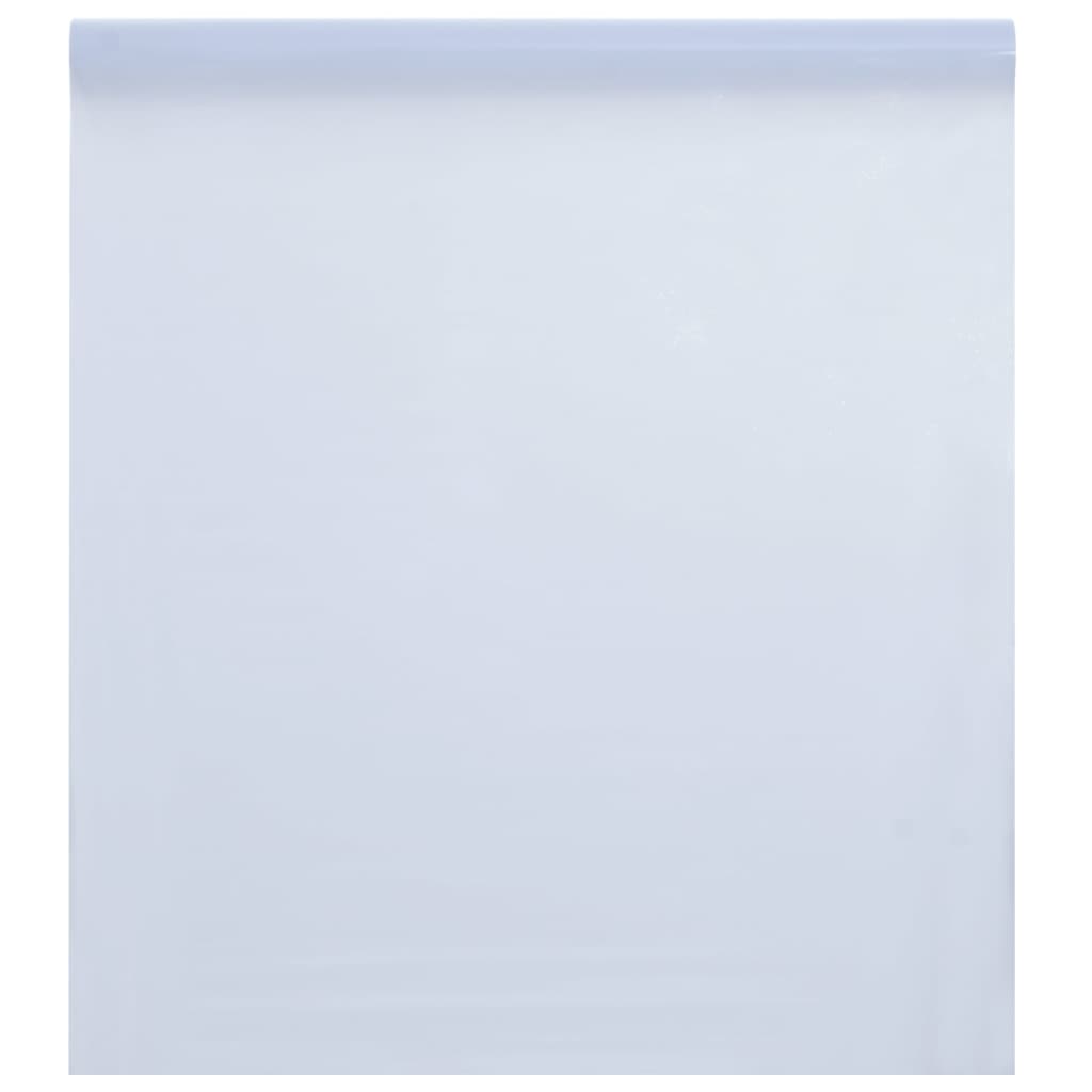 vidaXL Fensterfolie Statisch Matt Transparent Weiß 60x2000 cm PVC